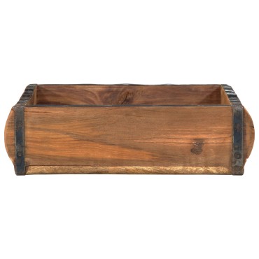 vidaXL Δίσκοι 4 τεμ 31x29x10 εκ. Στερεό Ξύλο Ανακυκλωμένο