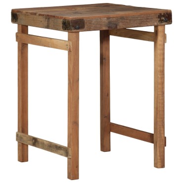 vidaXL Τραπέζι Φαγητού 55x60x76cm Σταθερό Ξύλο Ανακυκλωμένο 1 τεμ.
