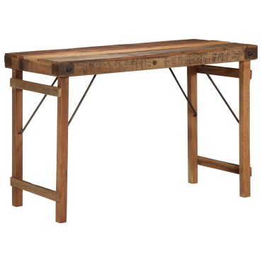 Τραπέζι φαγητού vidaXL 110x55x76cm από μασίφ ανακυκλωμένο ξύλο 1 τεμ.
