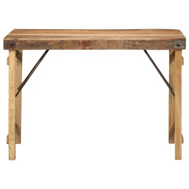 Τραπέζι φαγητού vidaXL 110x55x76cm από μασίφ ανακυκλωμένο ξύλο 1 τεμ.