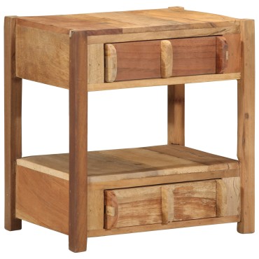 vidaXL Κομοδίνο 43x32x46cm Ξύλο Μοναδικό 1 τεμ.