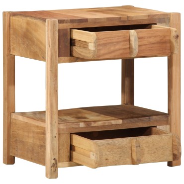 vidaXL Κομοδίνο 43x32x46cm Ξύλο Μοναδικό 1 τεμ.