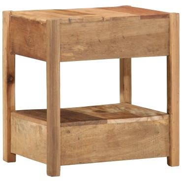 vidaXL Κομοδίνο 43x32x46cm Ξύλο Μοναδικό 1 τεμ.