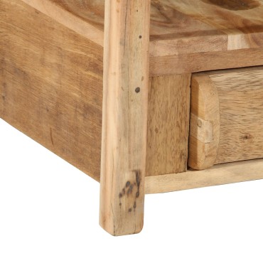 vidaXL Κομοδίνο 43x32x46cm Ξύλο Μοναδικό 1 τεμ.
