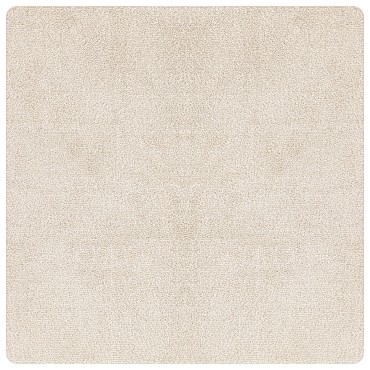 vidaXL Χαλί Shaggy με Λατέξ Κρέμ 200x200cm