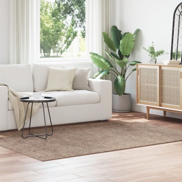 vidaXL Χαλιά Shaggy με Λάτεξ Καφέ 160x230cm