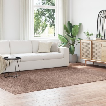 Χαλιά Shaggy vidaXL με Λατέξ Καφέ 200x290cm
