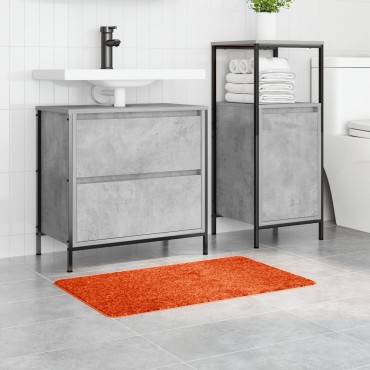 vidaXL Πατάκι Μπάνιου Ορθογώνιο Πορτοκαλί 50x80 εκ. Πολυπροπυλένιο Αντιολισθητικό
