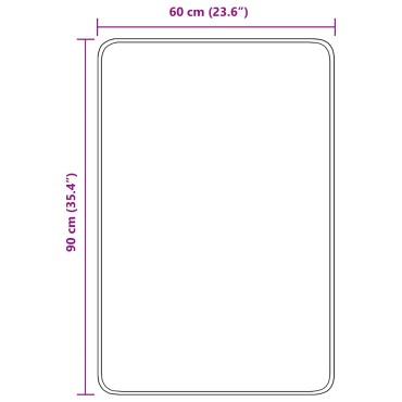 vidaXL Πατάκι Μπάνιου Ορθογώνιο Κόκκινο 60x90 εκ. Πολυπροπυλένιο Αντιολισθητικό