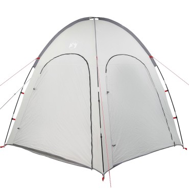 vidaXL Τέντα Πισίνας Γκρι 366x305 εκ. Αδιάβροχη
