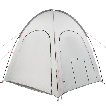 vidaXL Τέντα Πισίνας Γκρι 366x305 εκ. Αδιάβροχη