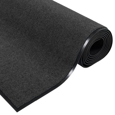 vidaXL Πατάκι Πόρτας Ορθογώνιο Ανθρακί 120x180 εκ