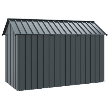 vidaXL Κλουβάκι Πουλιών Ανθρακί 112x215x141 εκ Ατσάλι