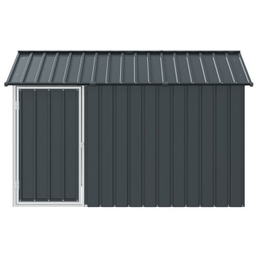 vidaXL Κλουβάκι Πουλιών Ανθρακί 112x215x141 εκ Ατσάλι
