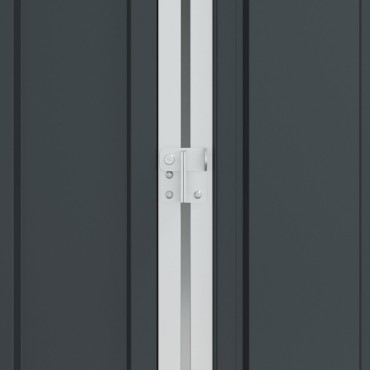 vidaXL Κλουβάκι Πουλιών Ανθρακί 112x215x141 εκ Ατσάλι