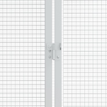 vidaXL Κλουβί πουλιών Ανθρακί 112x227x141 εκ Ατσάλι