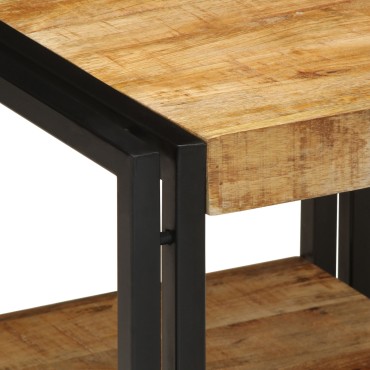 vidaXL Τραπέζι Καφέ 40x50x38cm Μασίφ Ξύλο Μάνγκο 1 τεμ.