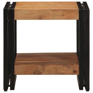 vidaXL Τραπεζάκι καφέ 40x50x38cm Μασίφ ξύλο ακακίας 1 τεμ.