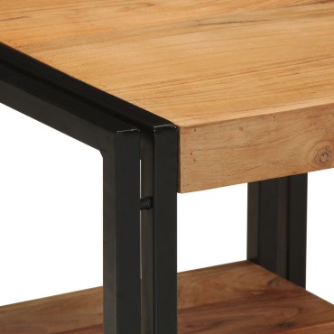 vidaXL Τραπεζάκι καφέ 40x50x38cm Μασίφ ξύλο ακακίας 1 τεμ.