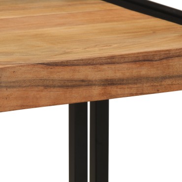 vidaXL Τραπεζάκι καφέ 40x50x38cm Μασίφ ξύλο ακακίας 1 τεμ.