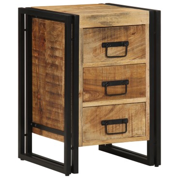 vidaXL Κομοδίνο 40x35x50cm Μασίφ Ξύλο Μάνγκο 1 τεμ.