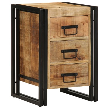 vidaXL Κομοδίνο 40x35x50cm Μασίφ Ξύλο Μάνγκο 1 τεμ.