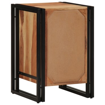 vidaXL Κομοδίνο 40x40x59cm Μασίφ ξύλο ακακίας 1 τεμ.