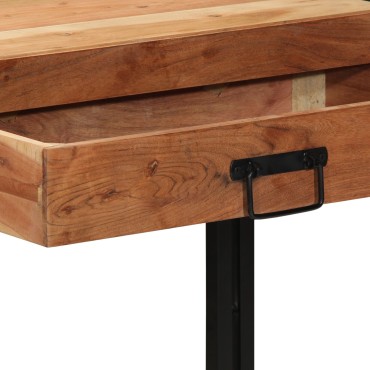 vidaXL Τραπέζι κονσόλας 120x33x75cm Μασίφ ξύλο ακακίας 1 τεμ.
