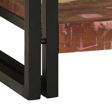 vidaXL Τραπέζι κονσόλας Πολύχρωμο 120x33x75cm Μασίφ ανακυκλωμένο ξύλο 1 τεμ.