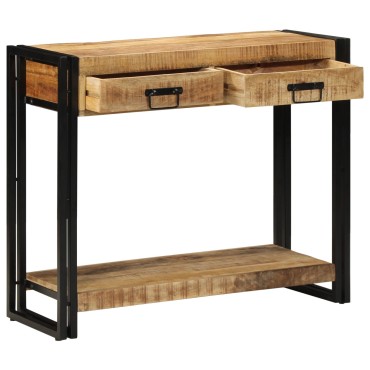 vidaXL Τραπέζι κονσόλας 90x33x75cm Στρατηγικό Μάνγκο 1 τεμ.