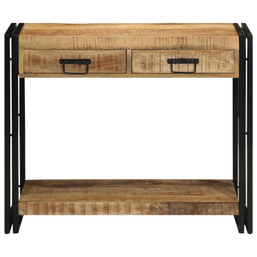 vidaXL Τραπέζι κονσόλας 90x33x75cm Στρατηγικό Μάνγκο 1 τεμ.