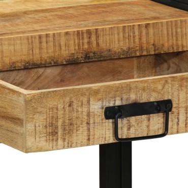 vidaXL Τραπέζι κονσόλας 90x33x75cm Στρατηγικό Μάνγκο 1 τεμ.