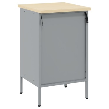 vidaXL Ντουλάπα Εργασίας Μαύρη 50x55x85 εκ. Χάλυβας