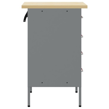 vidaXL Ντουλάπα εργασίας κόκκινη 50x55x85 εκ χάλυβας
