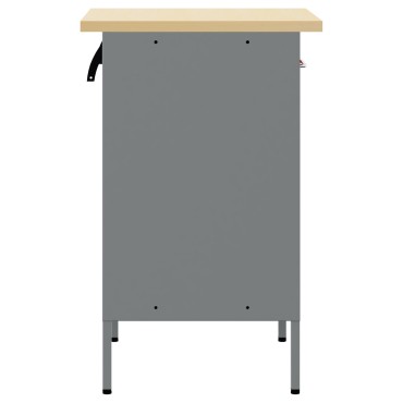 vidaXL Εργασιακό Ντουλάπι Κόκκινο 50x55x84 εκ. Ατσάλι