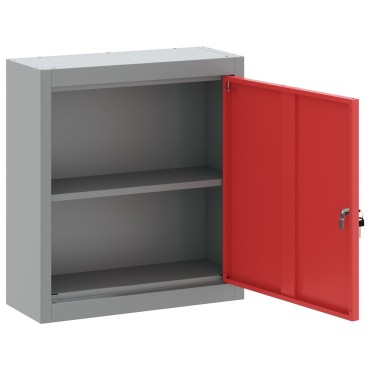 vidaXL Ντουλάπι Εργαλείων Τοίχου Κόκκινο 50x20x55 εκ. Ατσάλι
