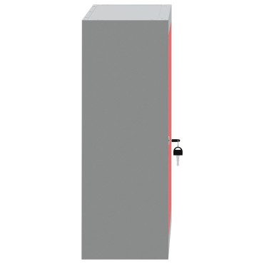 vidaXL Ντουλάπι Εργαλείων Τοίχου Κόκκινο 50x20x55 εκ. Ατσάλι
