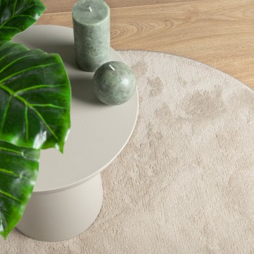 vidaXL Χαλιά ""HUARTE"" Μπεζ 100x200cm Ωοειδές
