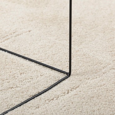 vidaXL Χαλιά ""HUARTE"" Μπεζ 100x200cm Ωοειδές
