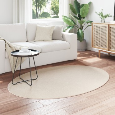 vidaXL Χαλιά Μπεζ Πολυπροπυλένιο 120x170cm Αντιολισθητό Χαλί χώρου