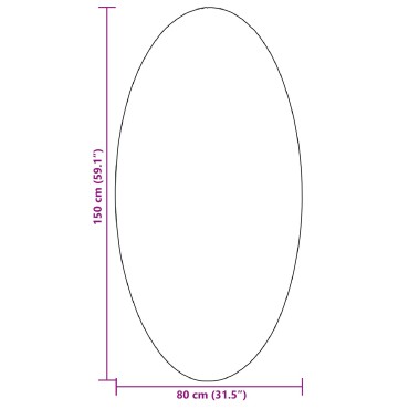 vidaXL Χαλιά Κρεμ Πολυεστέρας 80x150cm Ωοειδές χαλί Ωοειδές