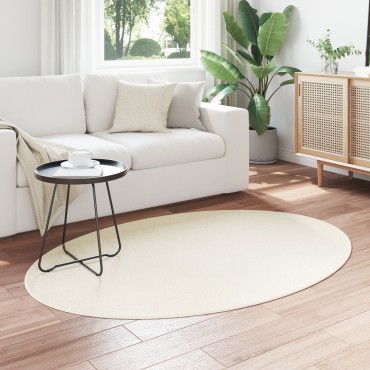 vidaXL Χαλιά Κρεμ Πολυεστέρας 120x170cm Ανθεκτικό Χαλιά χώρου