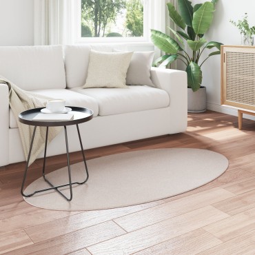 vidaXL Χαλιά Άμμος Βαμβάκι 80x150cm Αντιολισθητικό Χαλιά χώρου