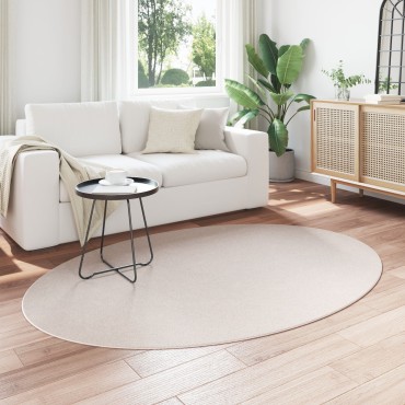 vidaXL Χαλιά Μπεζ Πολυεστέρας 140x200cm Ανθεκτικό Χαλιά δαπέδου