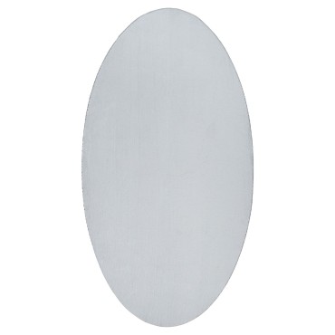 vidaXL Χαλιά Γκρι Βαμβάκι 80x150cm Χαλί Ωοειδές Μινιμαλιστικό