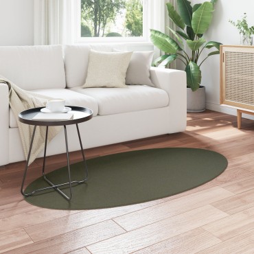 vidaXL Χαλιά Δάσος Πράσινο Πολυεστέρας 80x150cm Αντιολισθητικό