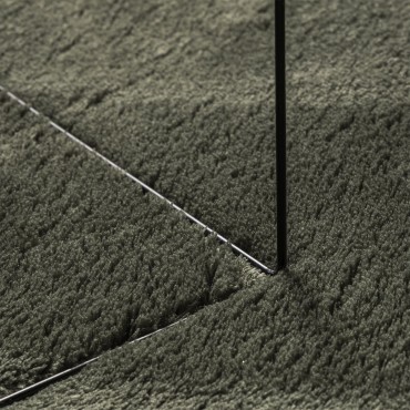 Χαλί vidaXL ""HUARTE"" Σκούρο Πράσινο 140x200cm Ωοειδές