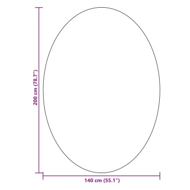 Χαλί vidaXL ""HUARTE"" Σκούρο Πράσινο 140x200cm Ωοειδές