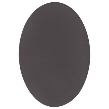 χαλιά vidaXL Ανθρακί Μαλλί 140x200cm Χαλί Δαπέδου Ωοειδές