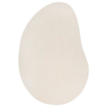 vidaXL Χαλιά χώρου Μπεζ 80x150cm Πολυεστέρας Αντιολισθητικό